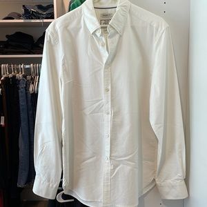 Men’s Joseph A. Banks white Oxford dress shirt